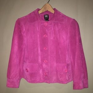 Pink Suede Jacket